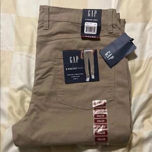 GAP Men's Khaki 5-Pocket Pants